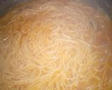 A picture of step 5 of Gollof spaghetti.