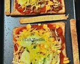 Foto langkah ke 4 dari resep Pizza tuna roti gandum.