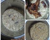 A picture of step 5 of Oats and jaggery dry fruits mix Modak.