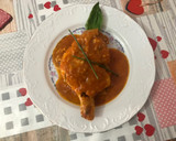 Foto del paso 7 de la receta: Pollo en salsa de cebolla y setas