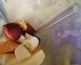 A picture of step 2 of Fruits Mocktail 🍎🍓🍊🍌🍇.