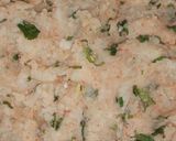 A picture of step 1 of Aloo paratha.
