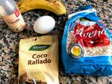Galletas  de banana y coco