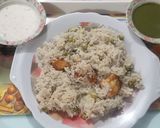 A picture of step 7 of INSTANT PULAV /PULAV PARDA /PULAV- E- CURTAINS. 👩‍🍳🥘💐.