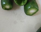 Foto del paso 1 de la receta: Carne y chile relleno de queso con tocino