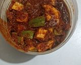 A picture of step 4 of Mango pickle.