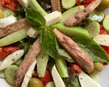 Foto del paso 4 de la receta: Ensalada de verduras, mozzarella y melva de Marisa