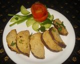 A picture of step 5 of Masala crispy Baigan.