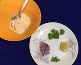 A picture of step 1 of Sattu Drink.