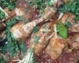 A picture of step 5 of Chicken karhai.