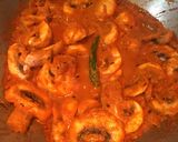 A picture of step 6 of Matar Mushroom Masala.