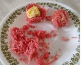 A picture of step 3 of Coconut Tango with Rose Sandesh Balls.