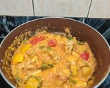 A picture of step 8 of Satvik mixed vegetable.