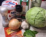 Tarjával - tojásos rizzsel kevert kelkáposzta recept fázis 1 fotója
