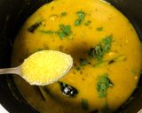 A picture of step 3 of Bhaja Muger Dal (Roasted Moong Dal / Green Gram Lentil - Bengali Style).