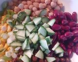 A picture of step 3 of Beans salad.