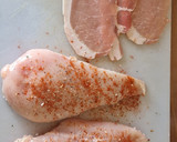 Foto del paso 5 de la receta: Pollo Hunters con patatas gajo especiadas