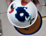 Gambar langkah 2 resipi Ocean blue merdeka.