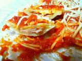 Sorrentinos, raviolones o ravioles de jamón y queso