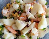 Foto del paso 6 de la receta: Ensalada de langostinos con vinagreta de lima y hierbabuena