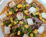A picture of step 2 of ROTI TAWA PIZZA...