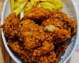 عکس مرحله 1 از دستور مرغ سوخاری