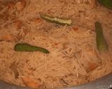A picture of step 10 of Chicken tikka biryani🤩.