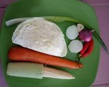 Foto langkah ke 2 dari resep Lumpia Isi Sayuran.