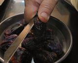 A picture of step 1 of Stuffed Dates.