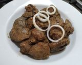 A picture of step 4 of Chicken Liver Kalio | Kuřecí Játra Kalio.