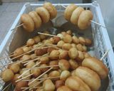 Foto langkah ke 7 dari resep "Sate Donat Kentang" ekonomis untuk jualan.