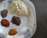 A picture of step 1 of Lacha Chicken Pakora.