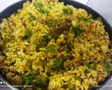 A picture of step 9 of Matar Pulao.