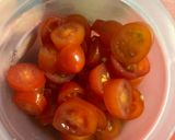 Foto del paso 3 de la receta: Ensalada de espinaca, tomate y garbanzos!