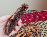 Foto del paso 3 de la receta: Mega cookie marmolada y saludable de avena y maní