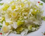 Foto del paso 1 de la receta Tapa pastelito de puerro y cabracho