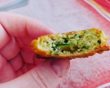 A picture of step 6 of Zucchini and Ginger Fritters.