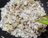 A picture of step 7 of Aloo walay nan.