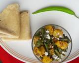 Potato beans coconut sabzi recipe step 3 photo