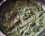 Foto del paso 4 de la receta: Dip caliente de espinacas🌿y queso🧀crema🧇🥨🥯