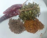 A picture of step 2 of Bhindi do pyaza.