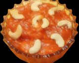 A picture of step 8 of Moong dal Halwa.