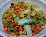 Foto langkah ke 3 dari resep Tumis Sayuran Telur Orak Arik.