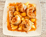 Foto del paso 10 de la receta: Pescadilla (o merluza) a la gallega con patatas de Sanlucar