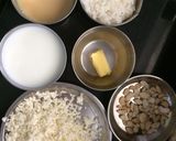 A picture of step 1 of Paneer -rice laddu.