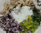 Foto del paso 3 de la receta: Calabaza🎃rellena🥑de ensalada cremosa🥛de pollo🍗y aguacate🥙