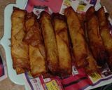 A picture of step 3 of Chicken samosa and roll.