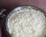 A picture of step 1 of Couscous with Fava Beans and Peas.