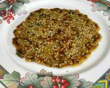 A picture of step 13 of Jowar Lauki (Bottlegourd) Thalipith.
