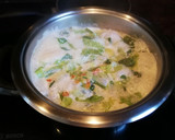 Foto del paso 6 de la receta: Sopa de lechuga con jamón curado y cansalada